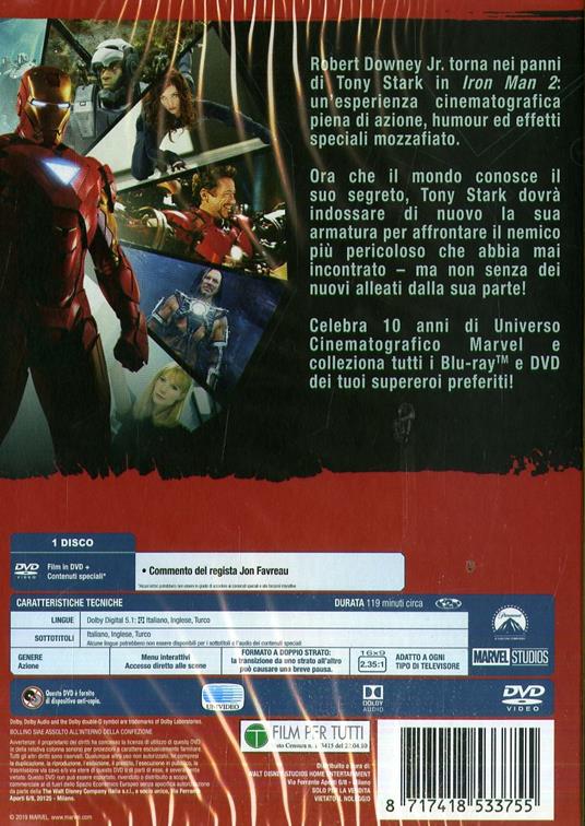 Iron Man 2 di Jon Favreau - DVD - 2