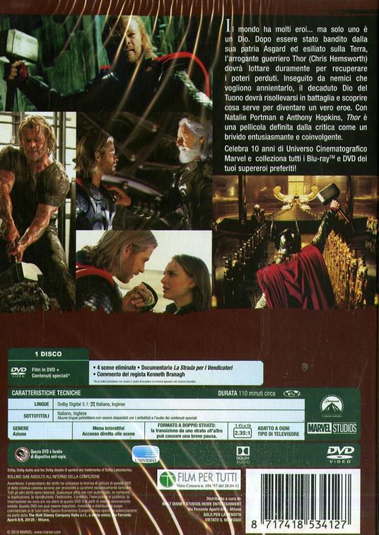 Thor di Kenneth Branagh - DVD - 2