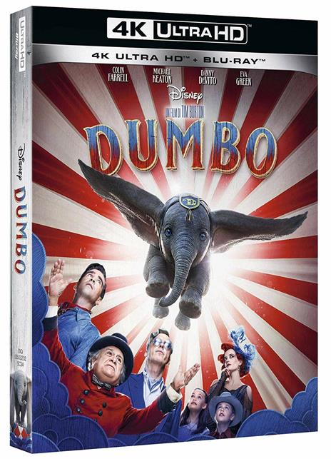 Dumbo Live Action (Blu-ray + Blu-ray Ultra HD 4K) di Tim Burton - Blu-ray + Blu-ray Ultra HD 4K