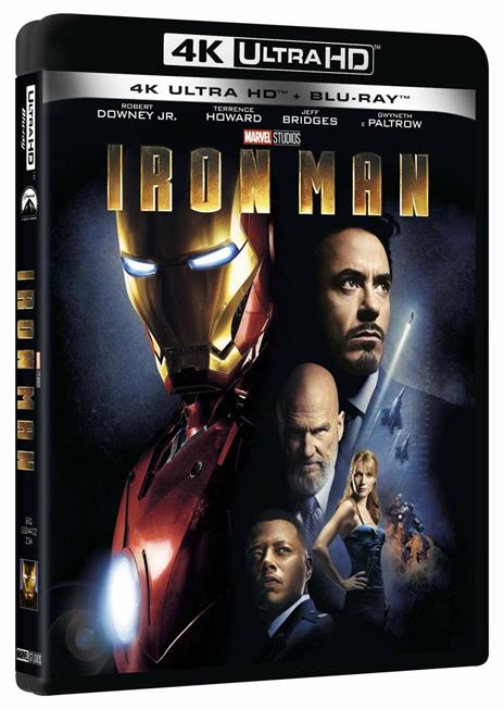 Iron Man (Blu-ray + Blu-ray 4K Ultra HD) di Jon Favreau - Blu-ray + Blu-ray Ultra HD 4K