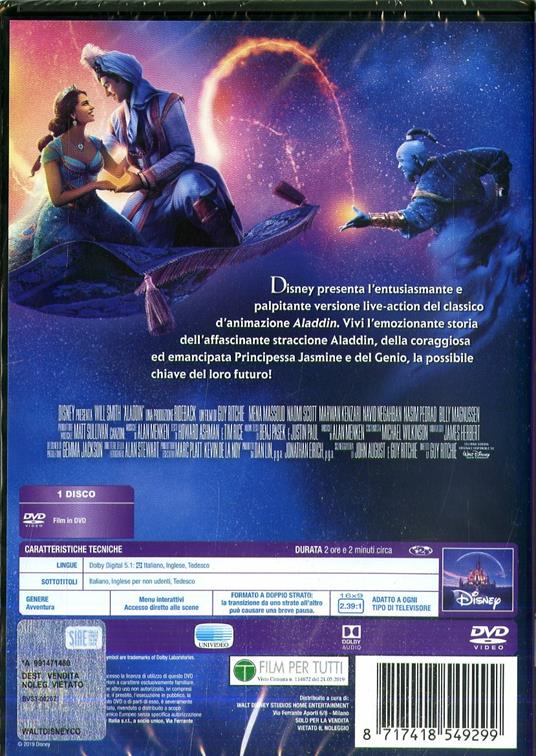 Aladdin (DVD) di Guy Ritchie - DVD - 2