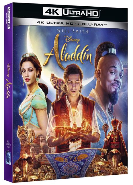 Aladdin Live Action (Blu-ray + Blu-ray 4K Ultra HD) di Guy Ritchie - Blu-ray + Blu-ray Ultra HD 4K