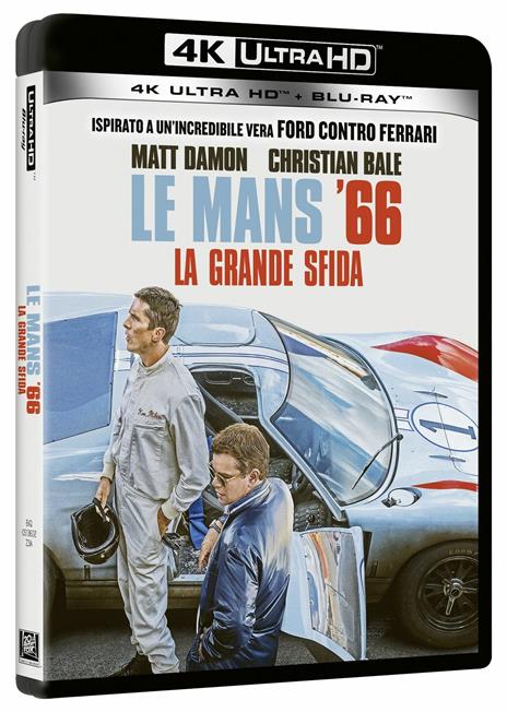 Le Mans 66. Ford vs Ferrari (Blu-ray + Blu-ray Ultra HD 4K) di James Mangold - Blu-ray + Blu-ray Ultra HD 4K