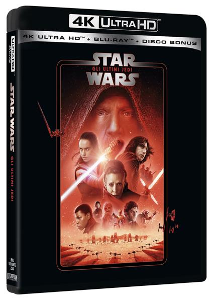 Star Wars. Episodio VIII. Gli ultimi Jedi (Blu-ray Ultra HD 4K) di Rian Johnson - Blu-ray Ultra HD 4K