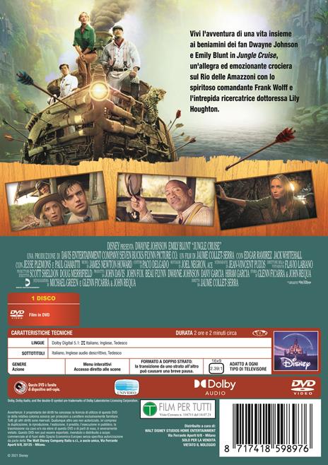 Jungle Cruise (DVD) di Jaume Collet-Serra - DVD - 2