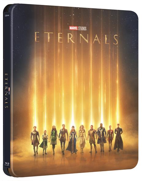Eternals. Steelbook (Blu-ray + Blu-ray Ultra HD 4K) di Chloé Zhao - Blu-ray + Blu-ray Ultra HD 4K