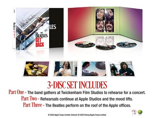 The Beatles. Get Back Collectors Edition (3 Blu-ray + Cards) - 2