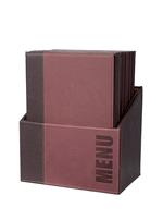 Securit MC-BOX-TRA4-WR A4 Metallo, PU pelle Rosso 20 pezzo(i)