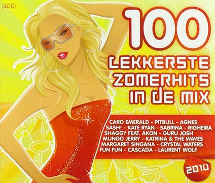 100 Lekkerste Zomerhits In De MIX 2010 (3 CD) - CD Audio