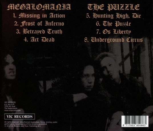 Megalomania Puzzle - CD Audio di Mefisto - 2