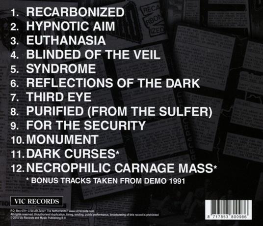 For the Security - CD Audio di Carbonized - 2