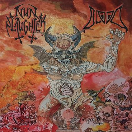 Split - CD Audio di Nunslaughter,Blood
