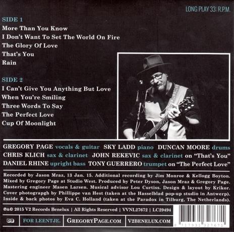 Let's Fall in Love Again - CD Audio di Gregory Page - 2
