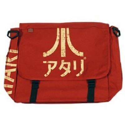 Tracolla Atari. Mb Datari. Messenger Bag With Japanese Logoark Red With Japanese Logo