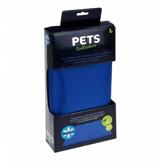 Pets Collection Tappetino Rinfrescante per Cani 50x65 cm Blu - 5