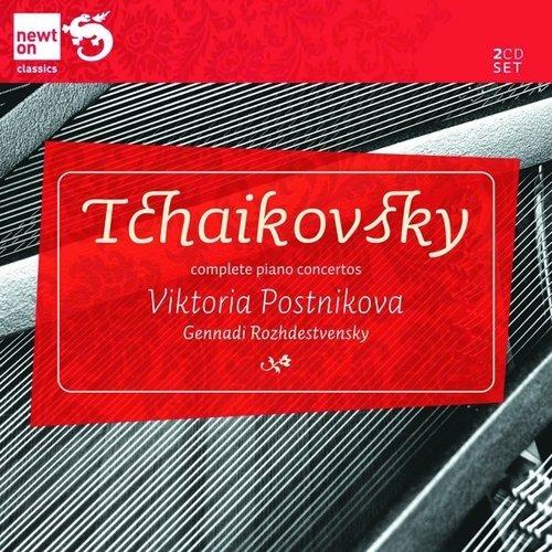 Concerti per pianoforte completi - CD Audio di Pyotr Ilyich Tchaikovsky,Viktoria Postnikova,Wiener Symphoniker,Gennadi Rozhdestvensky