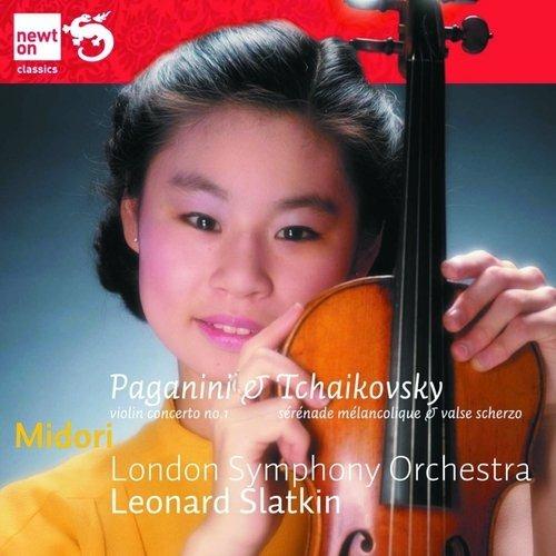 Concerto per violino n.1 / Serenata malinconica - Valzer-Scherzo - CD Audio di Niccolò Paganini,Pyotr Ilyich Tchaikovsky,Leonard Slatkin,London Symphony Orchestra,Midori