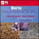 Sequenze III e VII - CD Audio di Luciano Berio,Heinz Holliger,Cathy Berberian,Juilliard Ensemble