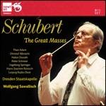 Le grandi messe - CD Audio di Franz Schubert,Wolfgang Sawallisch,Staatskapelle Dresda