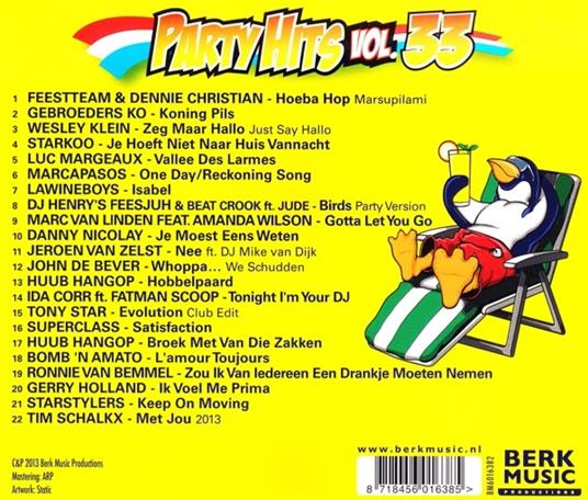 Party Hits vol.33 - CD Audio - 2