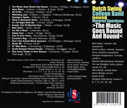 Music Goes Round And - CD Audio di Dutch Swing College Band - 2