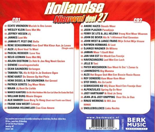 Hollandse Nieuwe 27 - CD Audio - 2
