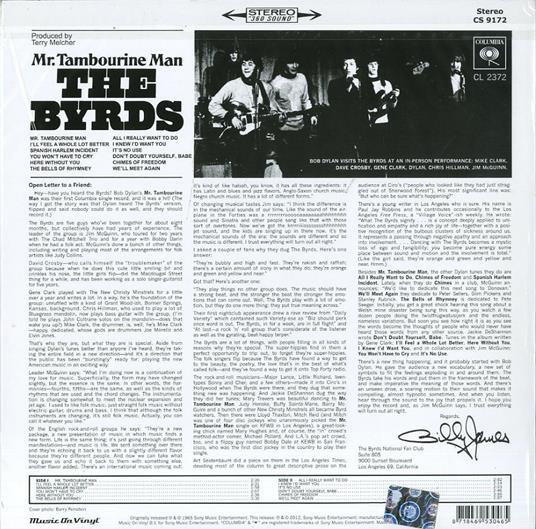 Mr. Tambourine Man - Vinile LP di Byrds - 2