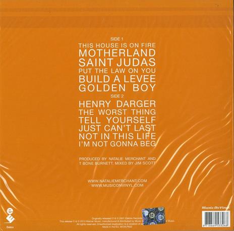 Motherland - Vinile LP di Natalie Merchant - 2