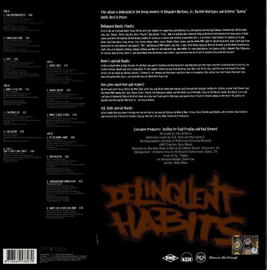 Delinquent Habits (180 gr.) - Vinile LP di Delinquent Habits - 2