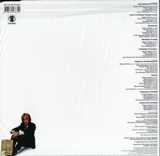 Excitable Boy - Vinile LP di Warren Zevon - 2