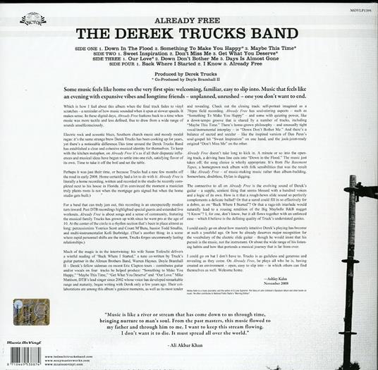 Already Free - Vinile LP di Derek Trucks (Band) - 2