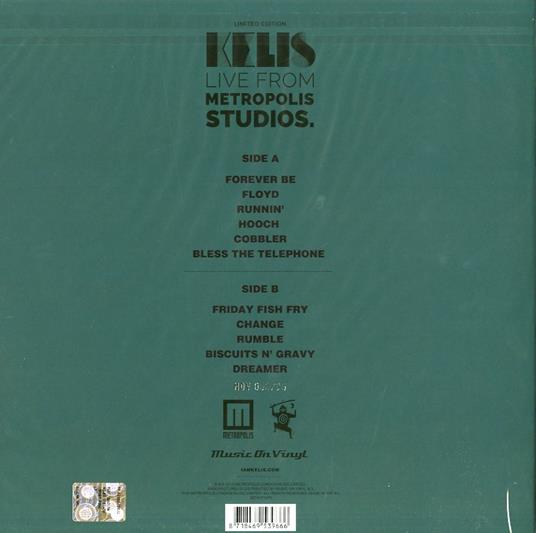 Live from Metropolis Studio (180 gr. Gatefold Sleeve) - Vinile LP di Kelis - 2