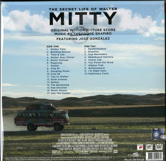 Secret Life of Walter Mitty (Colonna sonora) (180 gr.) - Vinile LP di Theodore Shapiro - 2