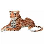 vidaXL Peluche Leopardo Marrone XXL