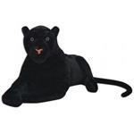 vidaXL Peluche Pantera Nera XXL