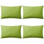 vidaXL Cuscini da Esterno 4 pz 60x40 cm Verde Mela