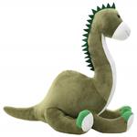 vidaXL Giocattolo di Peluche Dinosauro Brontosauro Verde