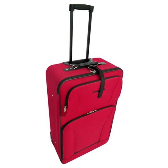 vidaXL Set da Viaggio Trolley e Borse 5 pz Rosso - 3