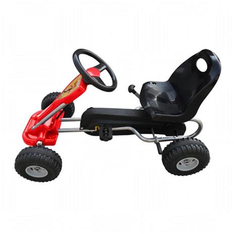 vidaXL Go Kart a Pedali Rosso - 2