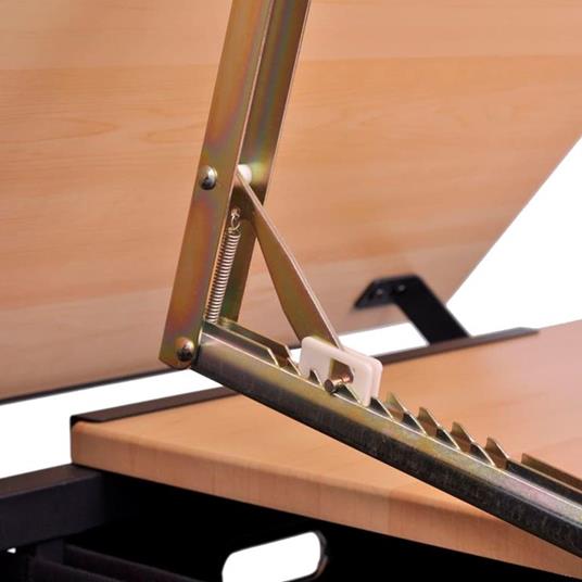 Tavolo inclinabile con due cassetti tavolo da disegno con sgabello - vidaXL  - Idee regalo