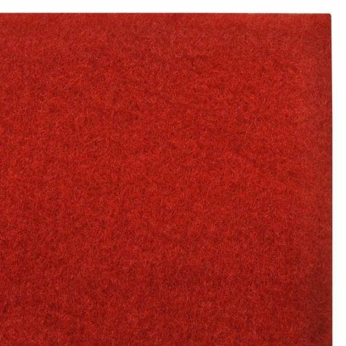 vidaXL Tappeto rosso 1 x 20 m Extra pesante 400 g/m2 - 3