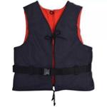 vidaXL Giubbotto di Salvataggio 50 N 30-50 kg Blu Marino