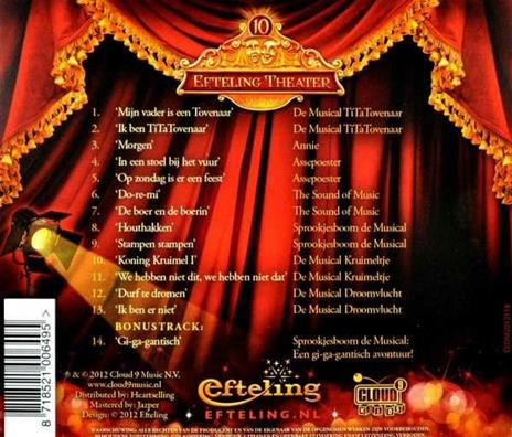 Efteling Theater 10 - CD Audio - 2