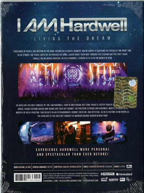 Hardwell. Living The Dream (DVD) - DVD di Hardwell - 2