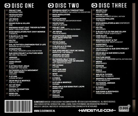 Hardstyle The Ultimate Collection - Best Of 2018 - CD Audio - 2