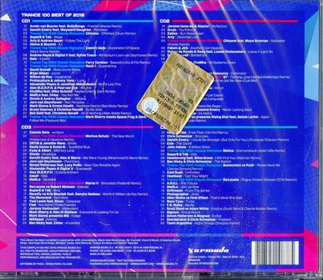 Trance 100. Best of 2016 - CD Audio - 2