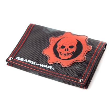 Portafoglio Gears of War. Logo Velcro