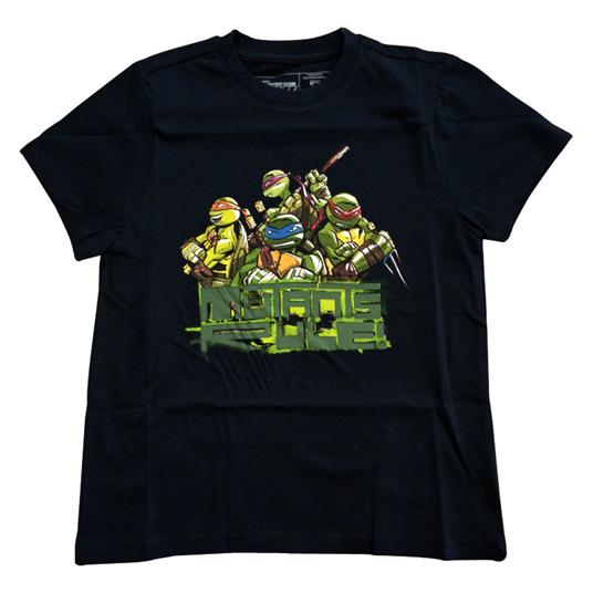 T-Shirt Bambino Turtles. Blue. Mutants Rule! Shirt