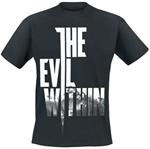 T-Shirt unisex The Evil Within. Black. Text at Front