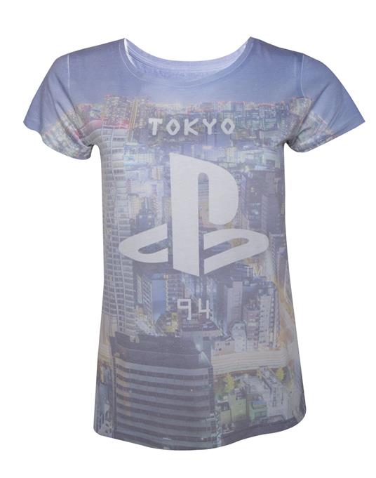 T-Shirt donna Sony. Playstation. Sublimation Print